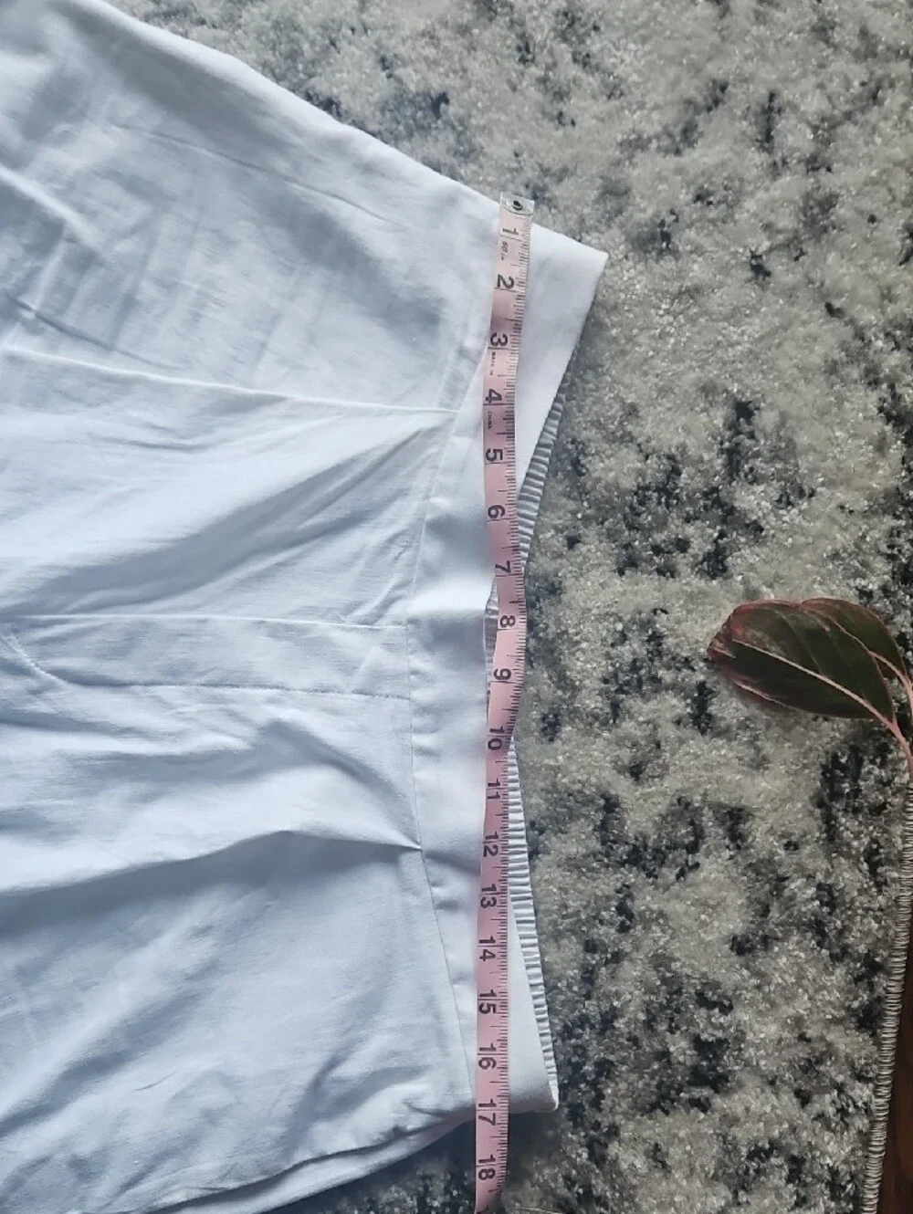 White Women's Wide-Leg Linen Blend Pants